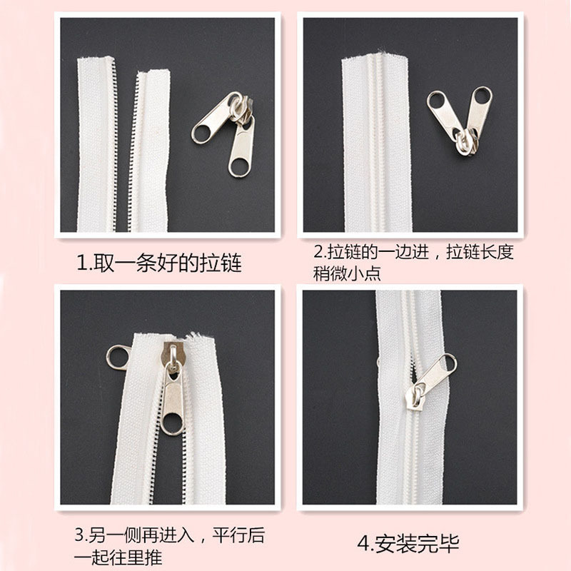 Nylon Coil Zippers application detail