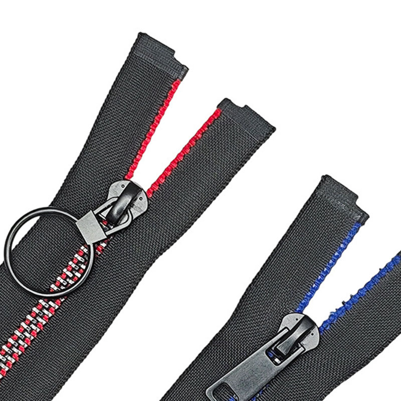 Finished zipper samples